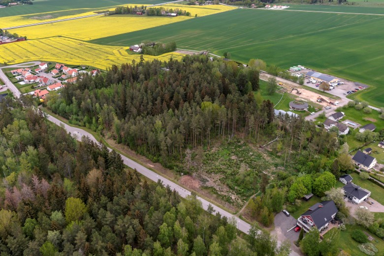 Vy från sydöst över Malmskogen 10:1